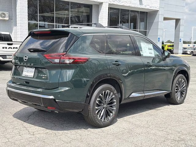2026 Obsidian Green Nissan Rogue Platinum AWD SUV