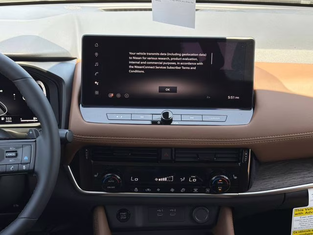 2026 Everest White Pearl Tricoat Nissan Rogue Platinum AWD SUV