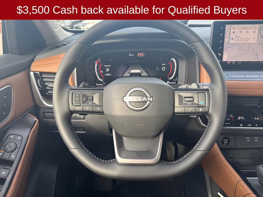 2026 Everest White Pearl/Super Black Nissan Rogue Platinum AWD SUV