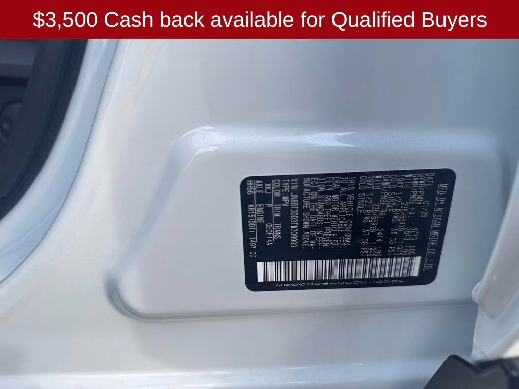 2026 Everest White Pearl/Super Black Nissan Rogue Platinum AWD SUV