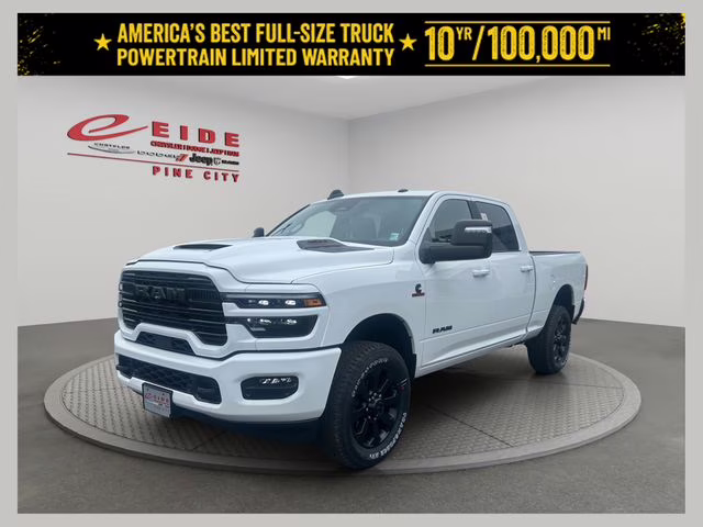 2026 Bright White Clearcoat Ram 2500 Laramie Night Edition 4X4 Truck