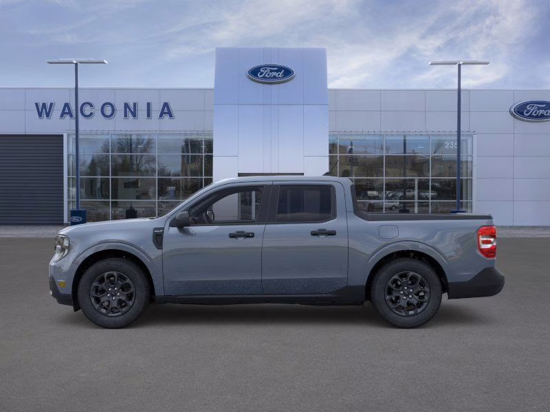 2026 Azure Gray Metallic Tri-Coat Ford Maverick XLT AWD Truck