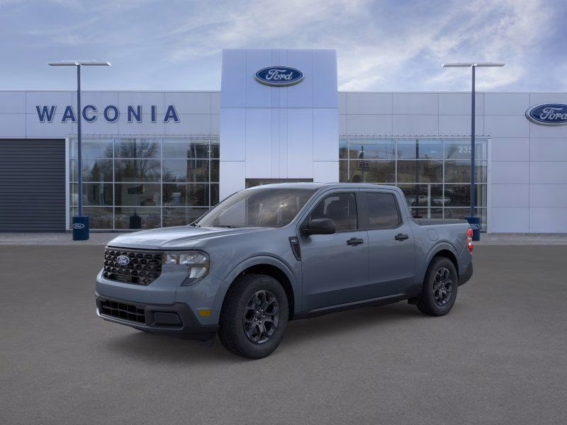 2026 Azure Gray Metallic Tri-Coat Ford Maverick XLT AWD Truck