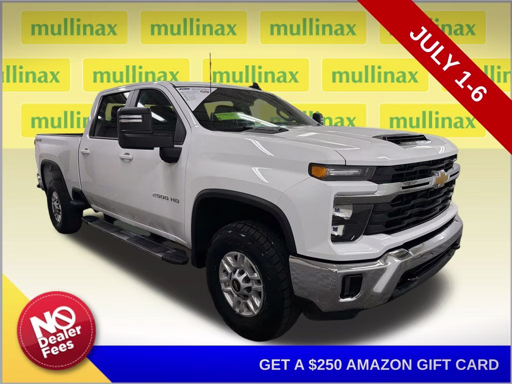 2025 Summit White Chevrolet Silverado 2500HD LT 4X4 Truck
