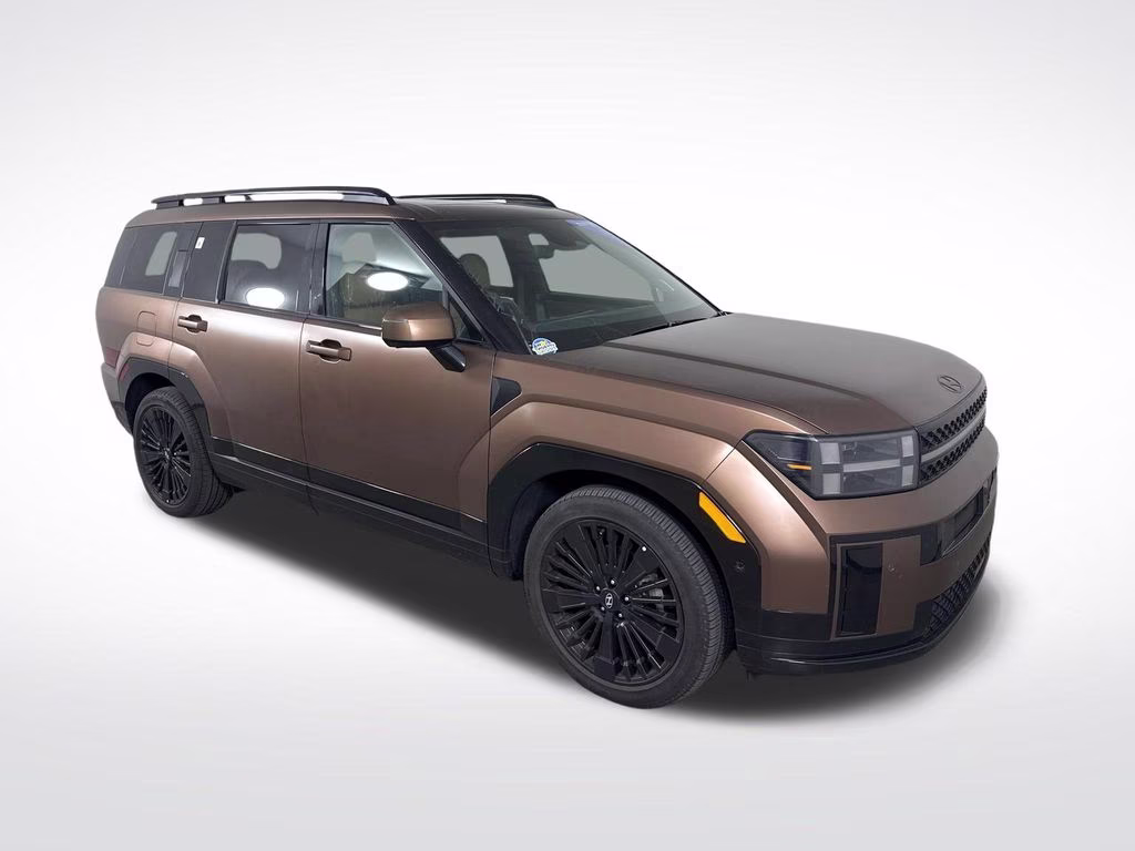 2026 Earthy Brass Matte Hyundai Santa Fe Hybrid Calligraphy FWD SUV