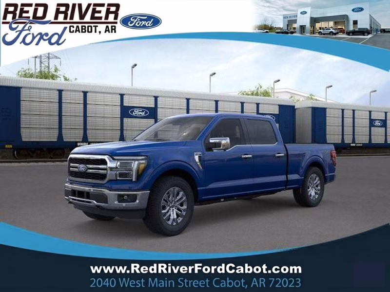 2026 Argon Blue Metallic Ford F-150 LARIAT 4X4 Truck