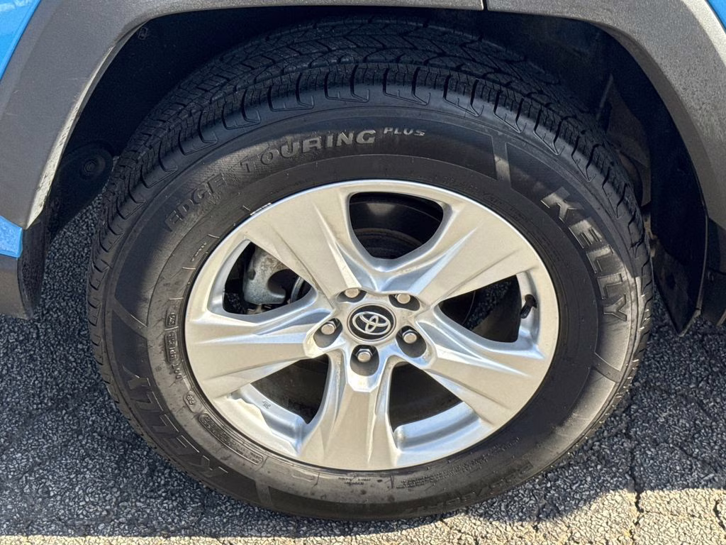 2021 Blue Flame Toyota RAV4 XLE FWD SUV