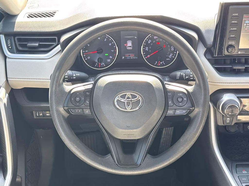 2021 Blue Flame Toyota RAV4 XLE FWD SUV