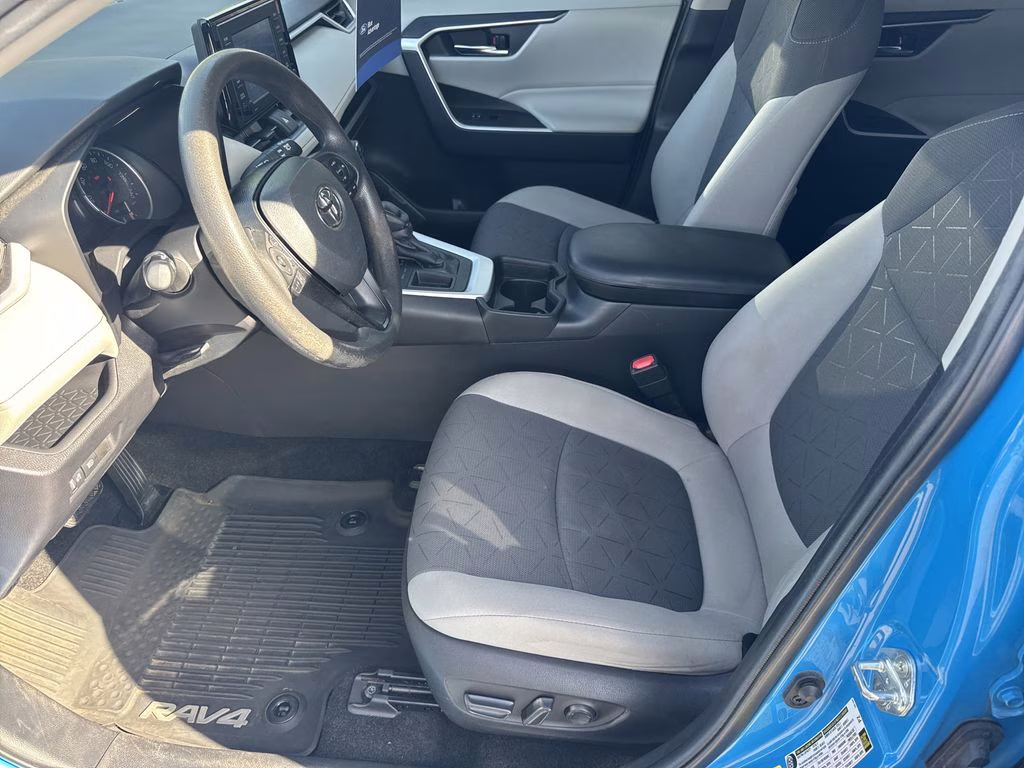 2021 Blue Flame Toyota RAV4 XLE FWD SUV