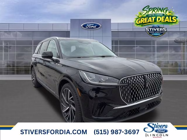 2026 Infinite Black Metallic Clearcoat Lincoln Aviator Reserve AWD SUV