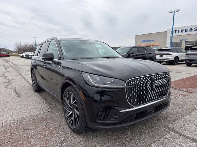 2026 Infinite Black Metallic Clearcoat Lincoln Aviator Reserve AWD SUV