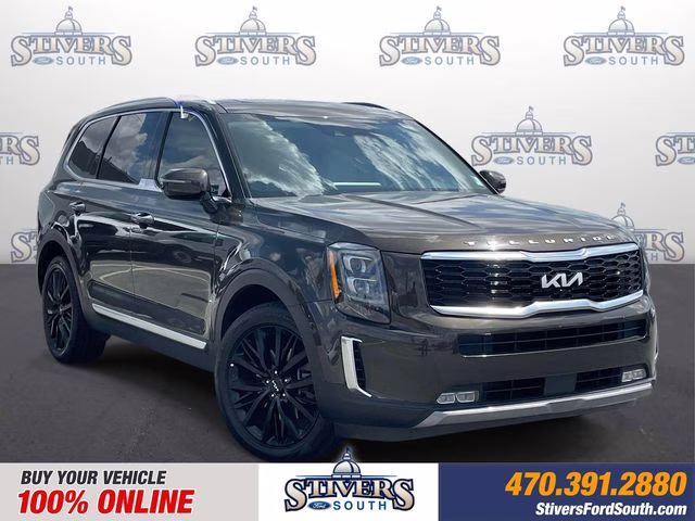 2022 Dark Moss Kia Telluride SX FWD SUV