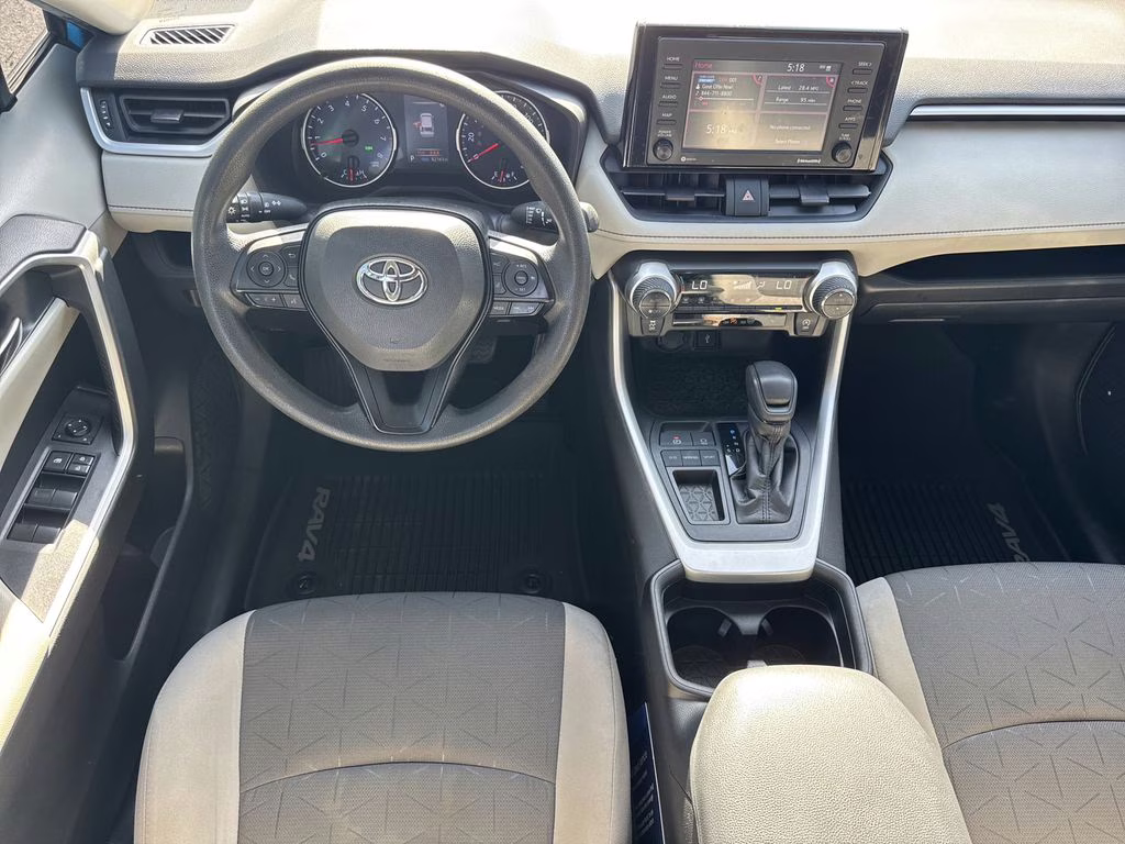 2021 Blue Flame Toyota RAV4 XLE FWD SUV