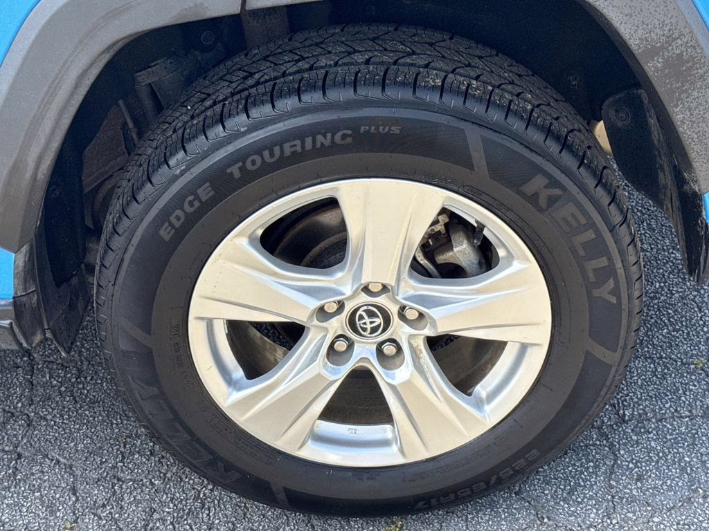 2021 Blue Flame Toyota RAV4 XLE FWD SUV