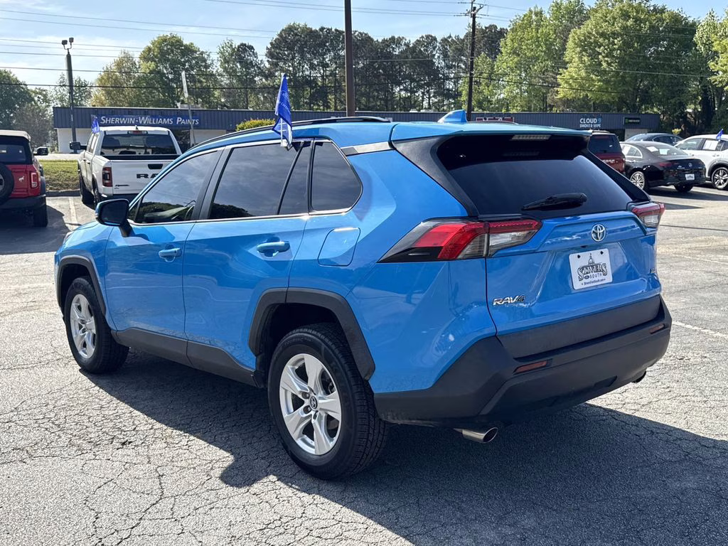 2021 Blue Flame Toyota RAV4 XLE FWD SUV