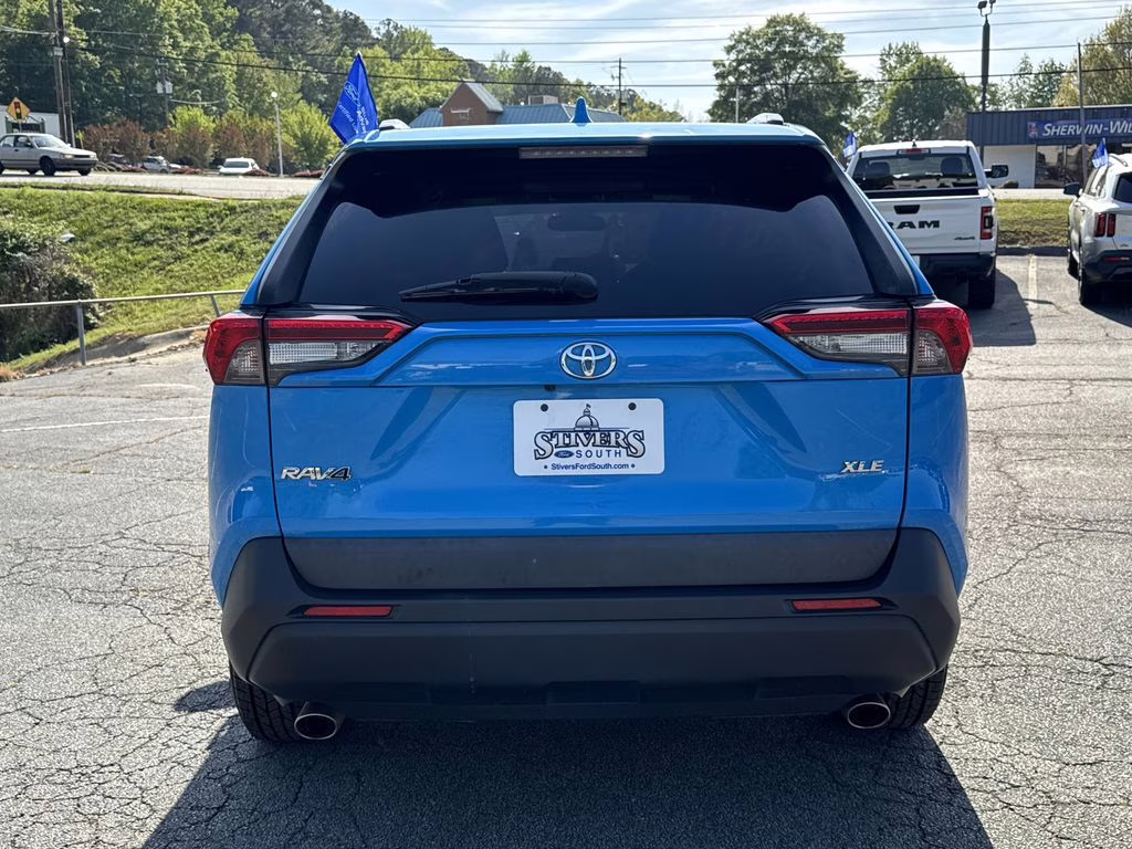 2021 Blue Flame Toyota RAV4 XLE FWD SUV