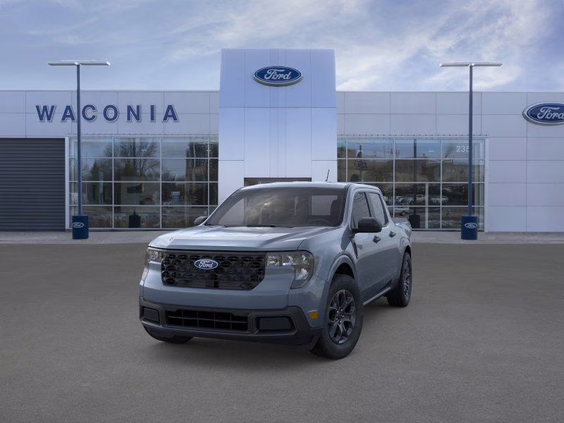 2026 Azure Gray Metallic Tri-Coat Ford Maverick XLT AWD Truck