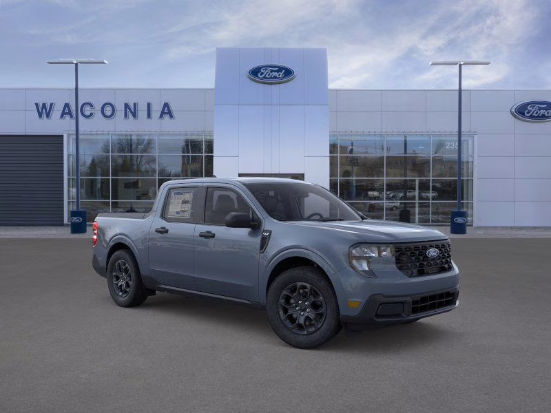 2026 Azure Gray Metallic Tri-Coat Ford Maverick XLT AWD Truck