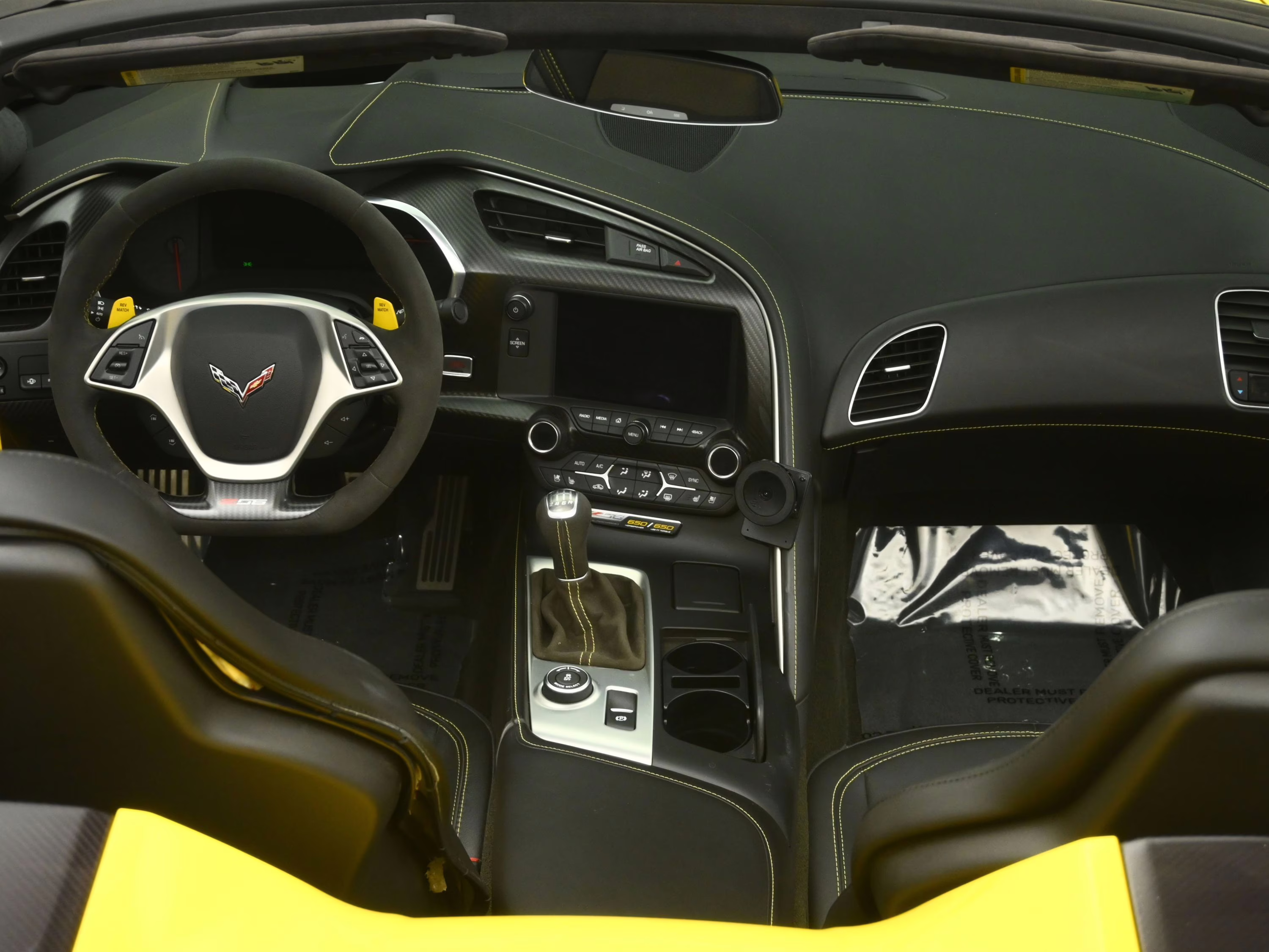 2017 Corvette Racing Yellow Tintcoat Chevrolet Corvette Z06 RWD Convertible