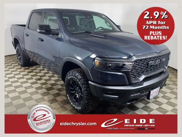 2026 Forged Blue Metallic Ram 1500 Rebel 4X4 Truck