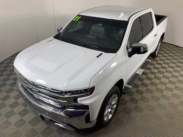 2021 Summit White Chevrolet Silverado 1500 LTZ 4X4 Truck