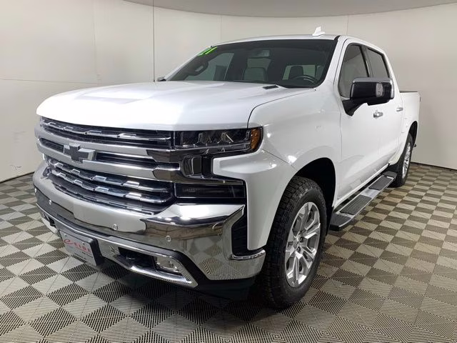 2021 Summit White Chevrolet Silverado 1500 LTZ 4X4 Truck