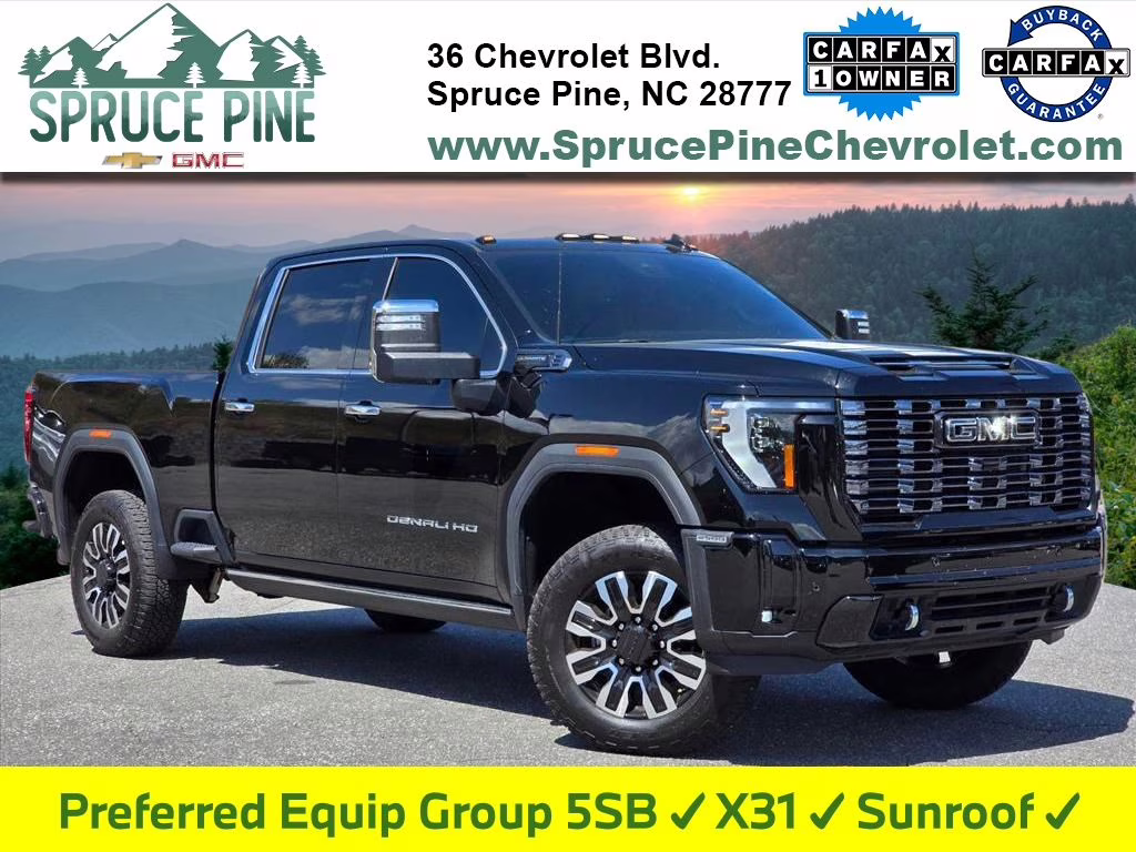 2025 Onyx Black GMC Sierra 2500HD Denali Ultimate 4X4 Truck