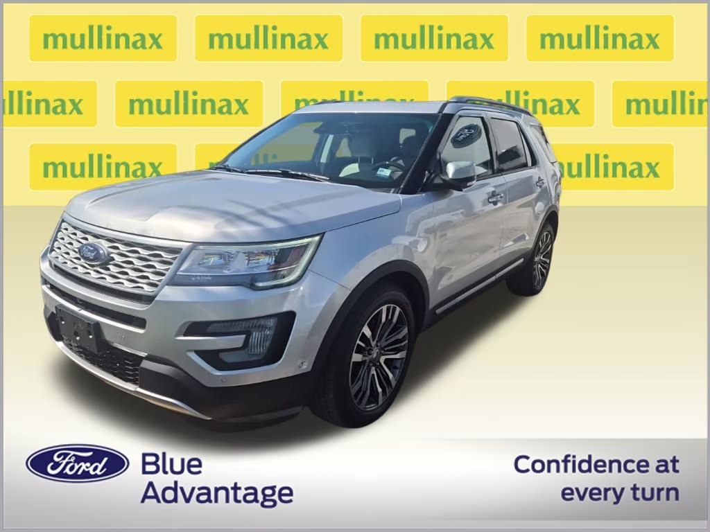 2017 Ingot Silver Ford Explorer Platinum 4X4 SUV