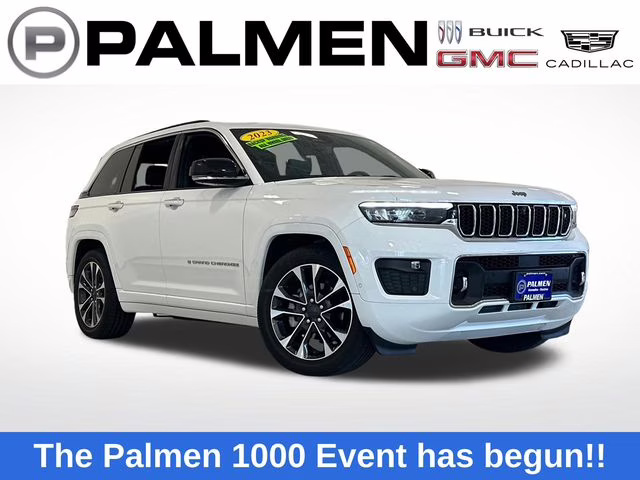 2023 Bright White Clearcoat Jeep Grand Cherokee Overland 4X4 SUV