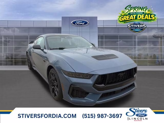 2026 Vapor Blue Metallic Ford Mustang RWD Coupe