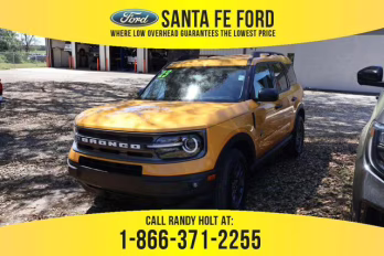 2023 Orange Ford Bronco Sport Big Bend 4X4 SUV