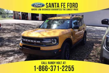 2023 Orange Ford Bronco Sport Big Bend 4X4 SUV
