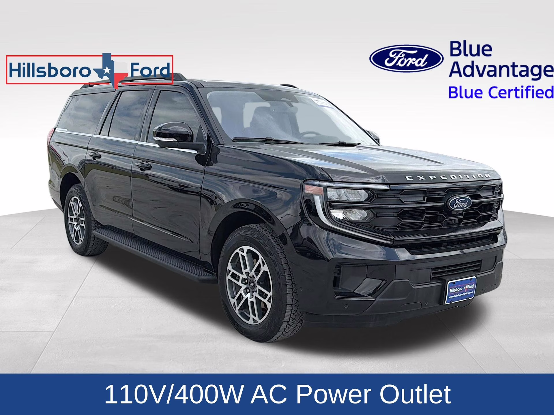 2025 Agate Black Metallic Ford Expedition Max Active 4X4 SUV