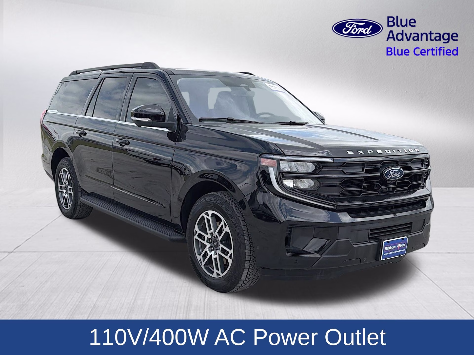 2025 Agate Black Metallic Ford Expedition Max Active 4X4 SUV