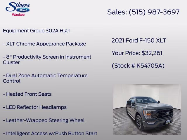 2021 Lead Foot Ford F-150 XLT 4X4 Truck