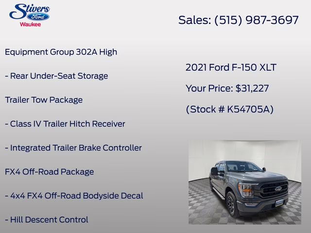 2021 Lead Foot Ford F-150 XLT 4X4 Truck