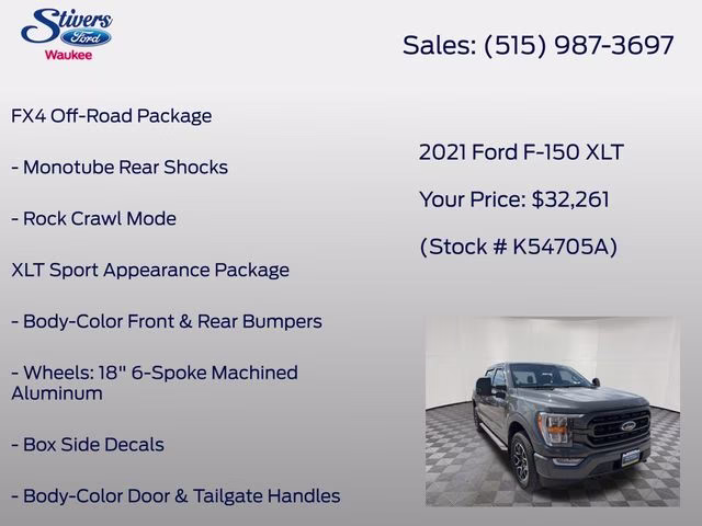2021 Lead Foot Ford F-150 XLT 4X4 Truck