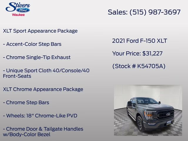 2021 Lead Foot Ford F-150 XLT 4X4 Truck