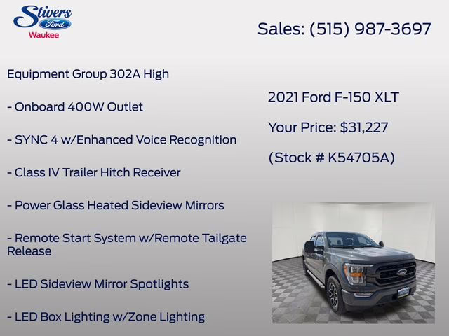 2021 Lead Foot Ford F-150 XLT 4X4 Truck