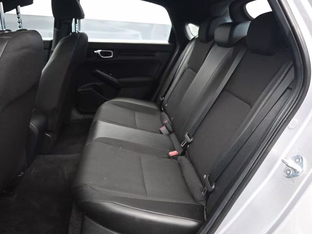 2025 Solar Silver Metallic Honda Civic Sport FWD Hatchback