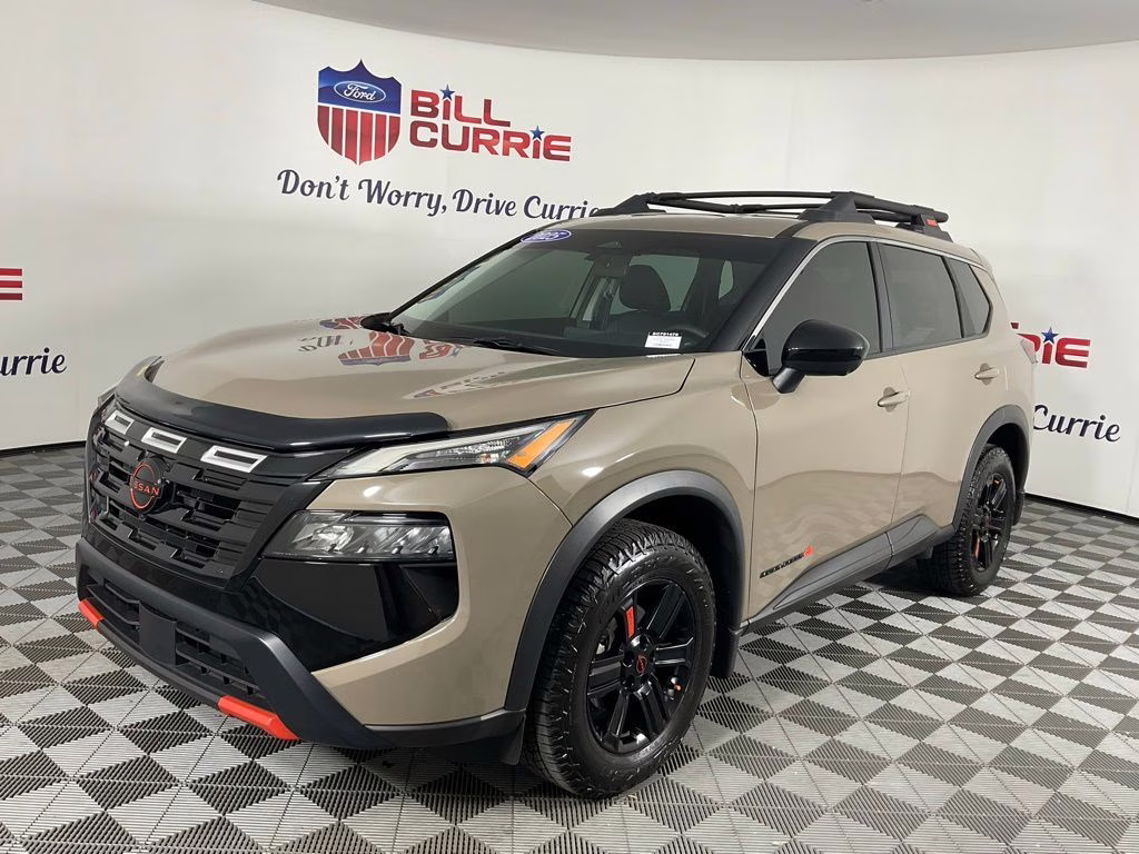 2025 Baja Storm Metallic Nissan Rogue Rock Creek AWD SUV