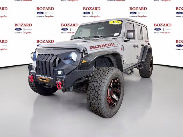 2021 Sting-Gray Clearcoat Jeep Wrangler Unlimited Rubicon 4X4 SUV