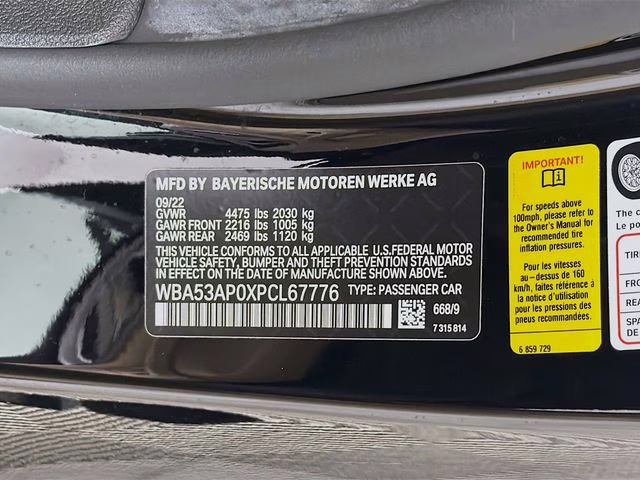 2023 Jet Black BMW 4 Series 430i RWD Coupe