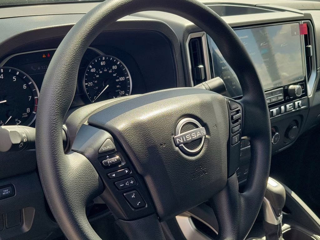 2026 Glacier White Nissan Frontier SV RWD Truck