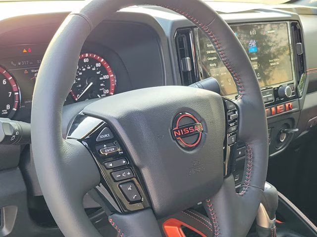 2026 Glacier White Nissan Frontier PRO-4X 4X4 Truck