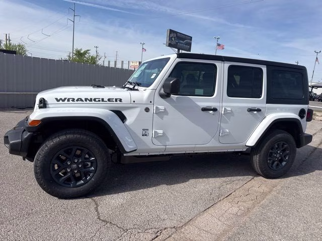 2026 Bright White Clearcoat Jeep Wrangler 4X4 SUV