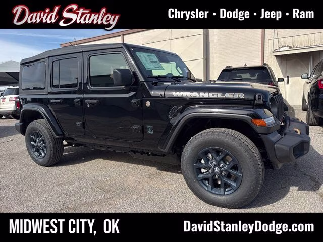 2026 Black Clearcoat Jeep Wrangler 4X4 SUV