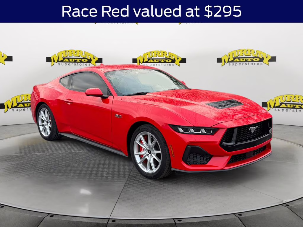 2024 Race Red Ford Mustang GT Premium RWD Coupe