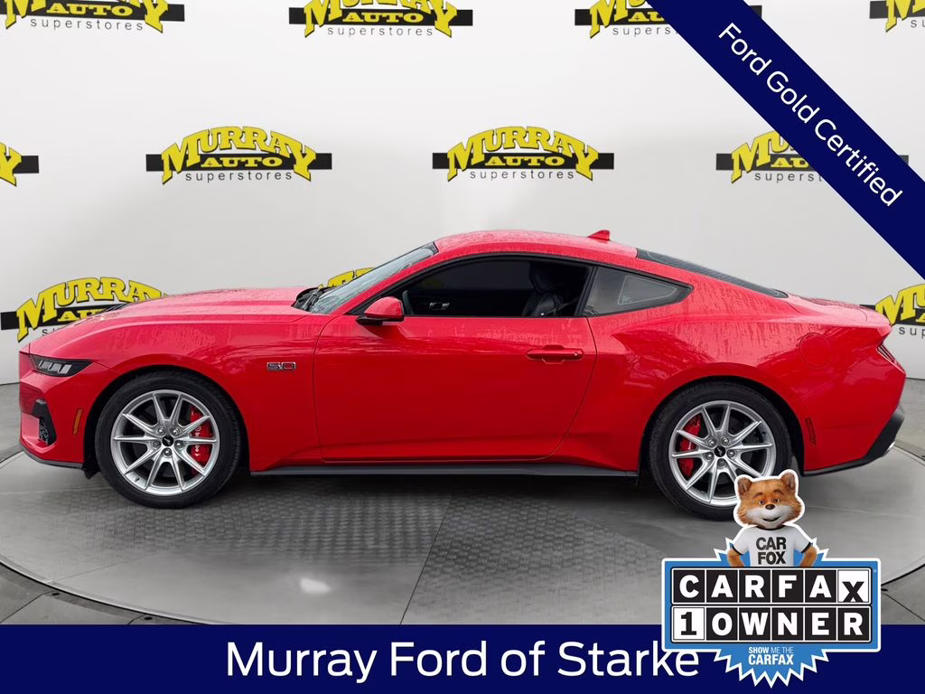 2024 Race Red Ford Mustang GT Premium RWD Coupe