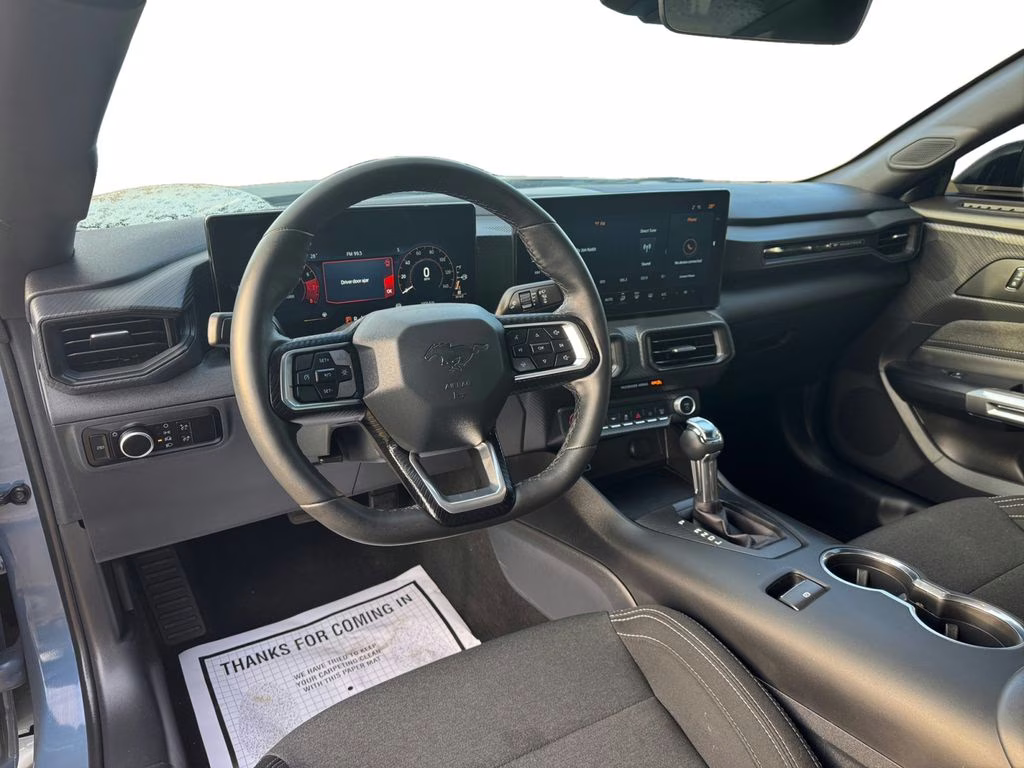 2025 Vapor Blue Ford Mustang EcoBoost RWD Coupe